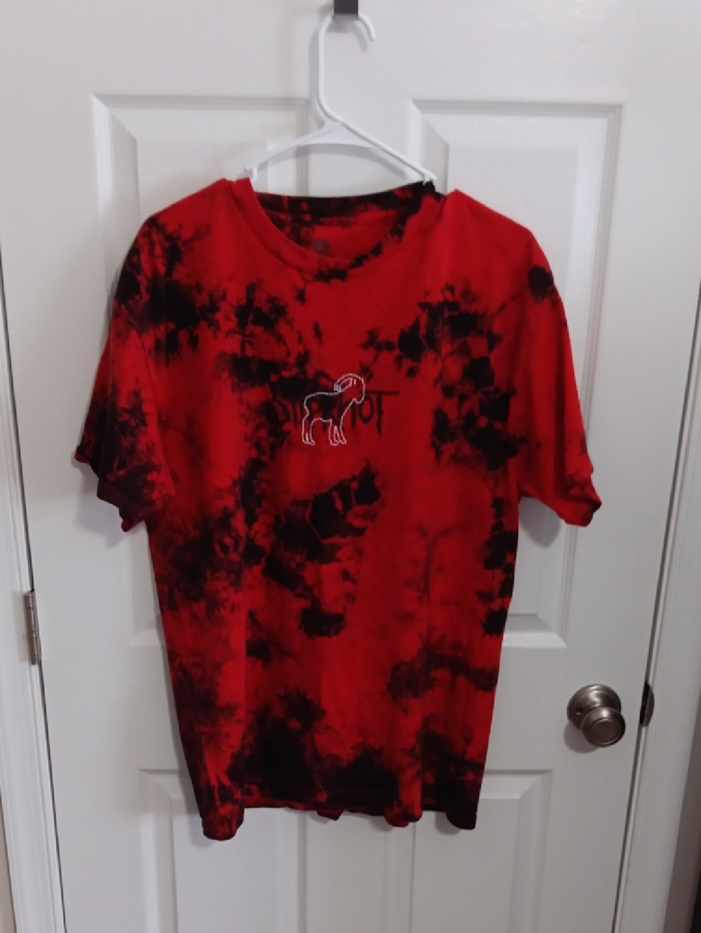 Slipknot Logo Red & Black Tie-Dye Tee